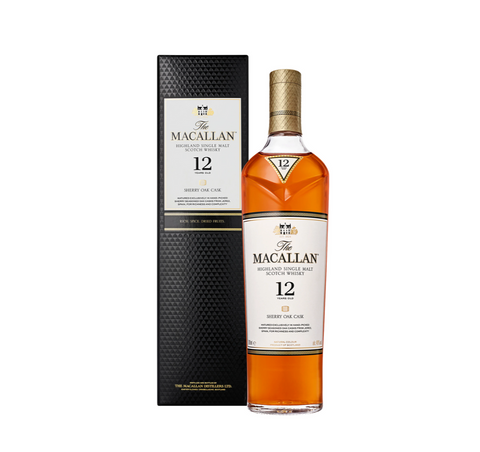 The Macallan 12 yr Sherry Oak Cask Single Malt Scotch Whisky 700ml