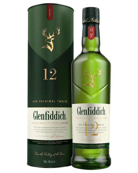 Glenfiddich 12yr Single Malt Whisky 700ml