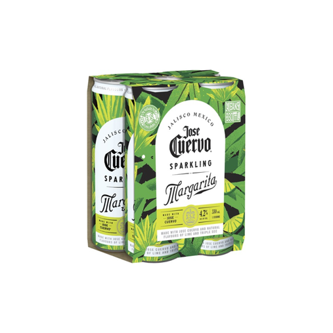 Jose Cuervo Sparkling Margarita 330ml 4 pack